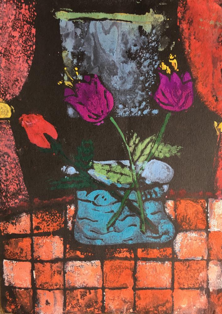 一束花  三年（8）班  郑熙妍