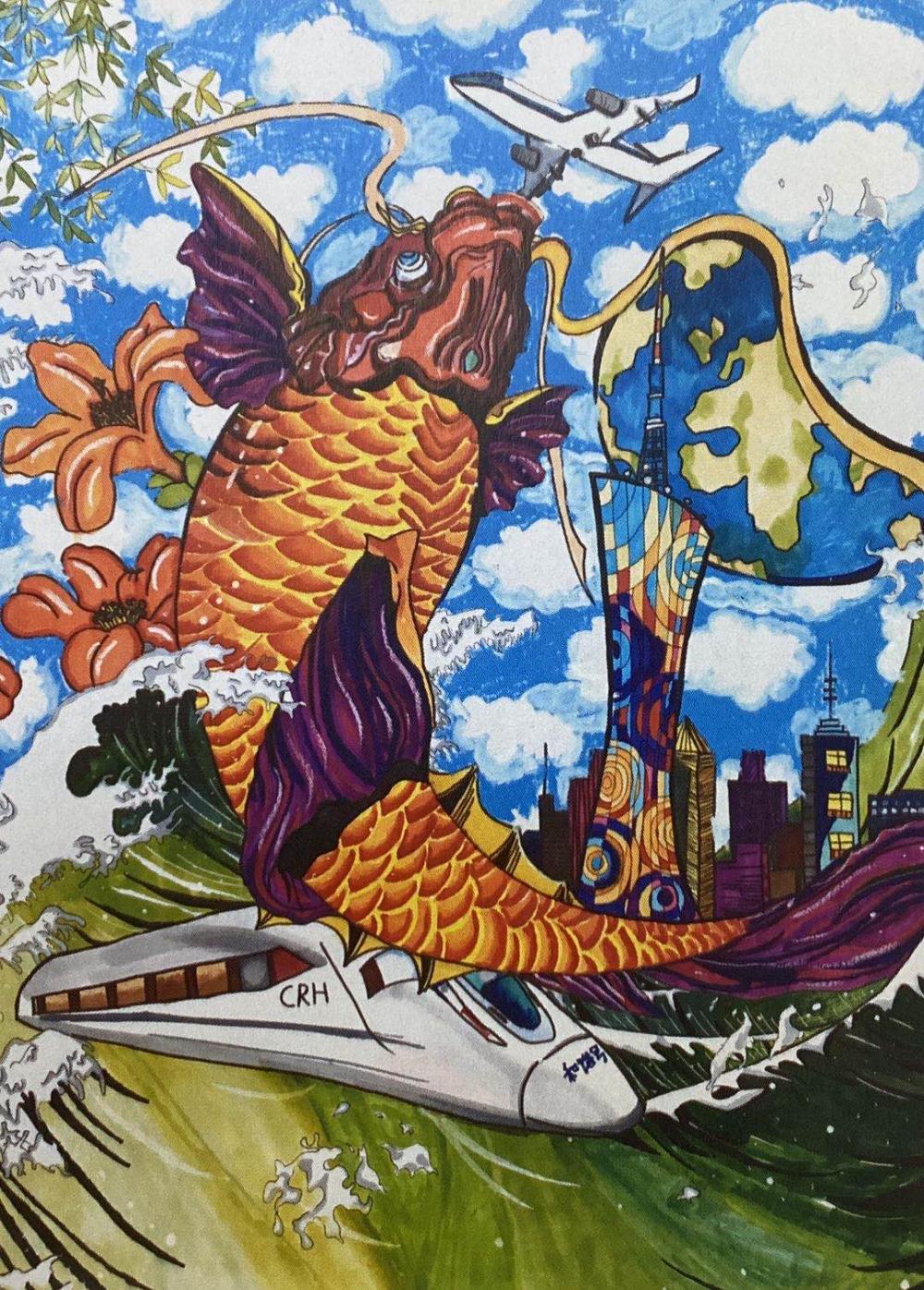 作品名称：《广州》 六年（6）班 梁珈瑜