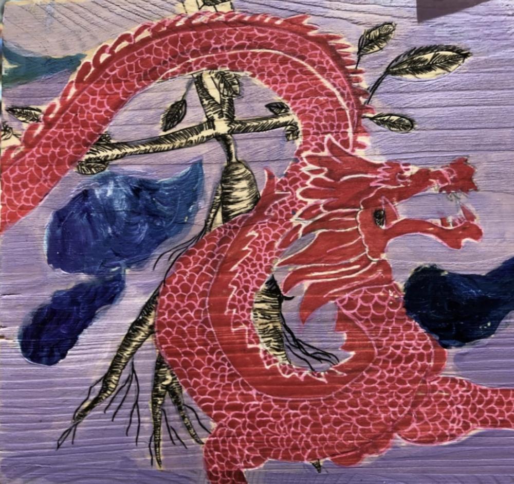 龙飞琼舞 四年（4）班  周子涵